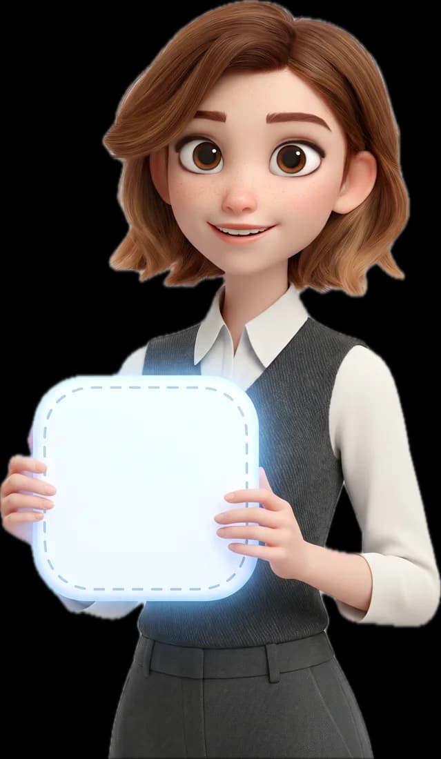 LISA holds out an empty, glowing app tile – your place in the LISA App Store