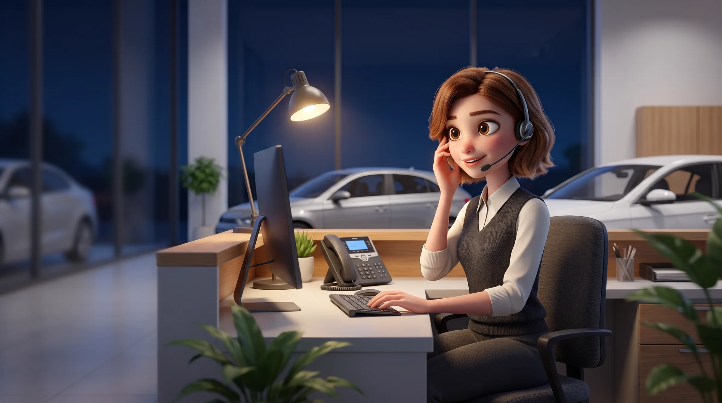 LISA am Sonntagabend im Autohaus