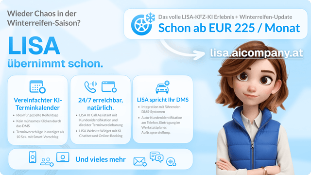 LISA Winterreifen Update: Bereit für die stressigste Saison des Jahres